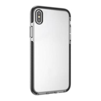 4-OK szilikon telefonvédő (közepesen ütésálló, légpárnás keret) FEKETE Apple iPhone XS Max 6.5 kép