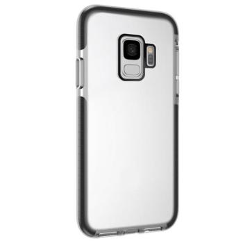 4-OK szilikon telefonvédő (közepesen ütésálló, légpárnás keret) FEKETE Samsung Galaxy S9 (SM-G960) kép