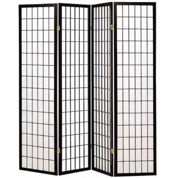 4 paneles térelválasztó paraván, japán stílusú kép