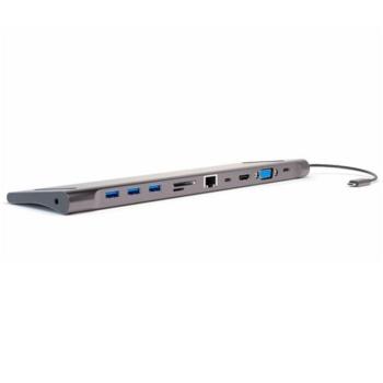4smarts 11in1 USB-A Hub DeX funkcióval, asztroszürke kép