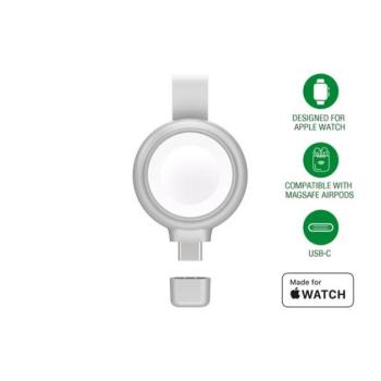 4smarts Apple Watch MFi wireless gyorstöltő, ezüst kép