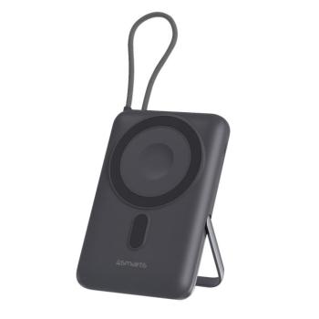 4smarts Enterprise Pocket Power bank / külső akkumulátor vezeték nélküli töltéssel, 10000mAh, 22,5W, szürke kép