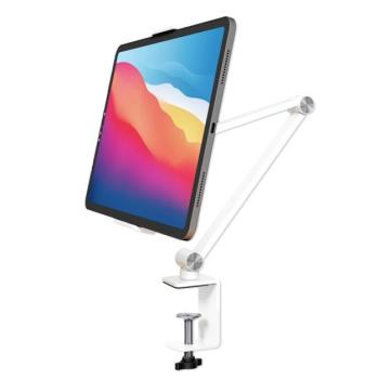 4smarts ErgoFix H9 asztali telefon-, és tablet tartó állvány, fehér kép