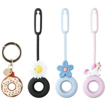 4smarts Omega AirTag tok - többszínű (fekete/kék/rózsaszín/narancs) kép