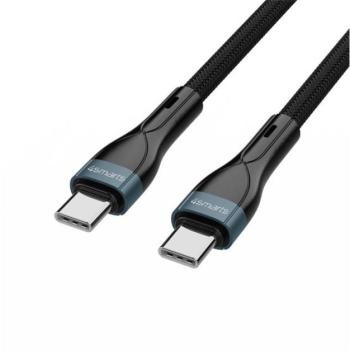 4smarts PremiumCord USB-C / USB-C töltő- és adatkábel, 60W, 1m, fekete kép