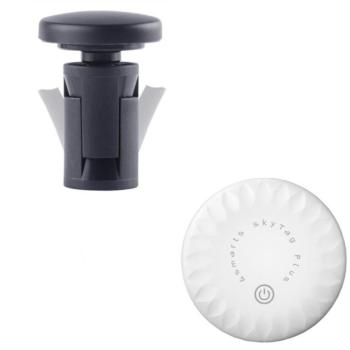 4smarts SkyTag Plus nyomkövető / Smart Tag biciklihez, kérékpár villára rögzíthető tartóval, fehér kép