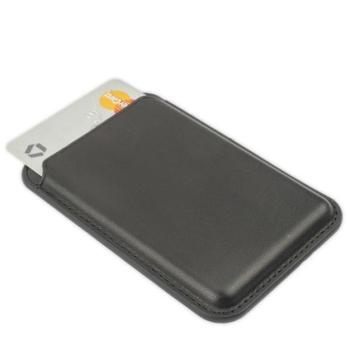 4smarts UltiMag MagSafe-rögzítésű bőrtárca RFID blokkolóval, fekete kép