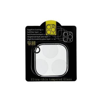 5D Full Glue Camera edzett üveg - iPhone 12 Pro Max átlátszó kép