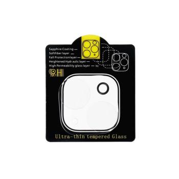 5D Full Glue Camera kamera lencse védő fólia iPhone 16 - átlátszó kép