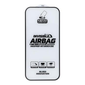 5D Mr. Monkey Glass (Airbag Anti-broken) üvegfólia fekete szegéllyel iPhone 16 Pro Max kép