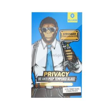 5d Mr. Monkey Glass - Apple iPhone 13 fekete (erősen Betekintésvédett) kép