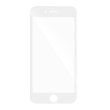 5D teljes felületen ragasztós Edzett üveg tempered glass - Iphone 7 Plus / 8 Plus fehér üvegfólia kép
