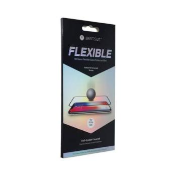 5D teljes felületen ragasztós Nano Glass - Apple iPhone Xs Max / 11 Pro Max 6,5&quot; fekete üvegfólia kép