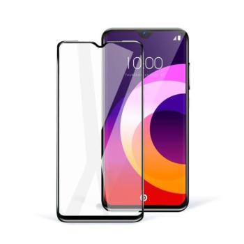 5D teljes felületen ragasztós üvegkerámia - Samsung Galaxy A51 / A51 5G fekete üvegfólia kép