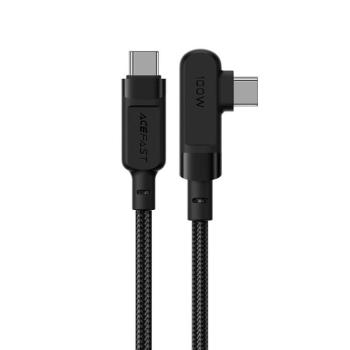 Acefast ferde kábel Type-c USB - USB Type C 2m, 100W (20V / 5A) fekete (C5-03 fekete) kép
