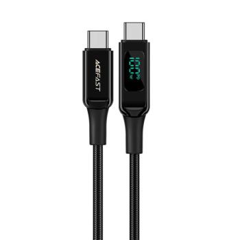 AceFast kábel USB type-c - USB type-c 2M, 100W (20V / 5A) fekete (C6-03 fekete) kép