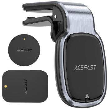 Acefast mágneses autós telefontartó szellőzőrácshoz szürke (D16 szürke) kép