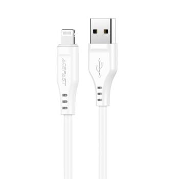 ACEFAST MFI USB -kábel - Lightning 1,2 m, 2,4a fehér (C3-02 fehér) kép