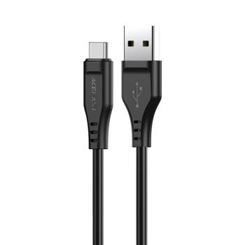 ACEFAST USB -kábel - Type-c USB 1,2M, 3A fekete (C3-04 fekete) kép
