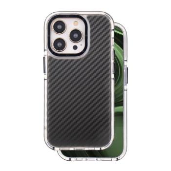 Acrylic Carbon tok iPhone 14 Pro - fekete kép
