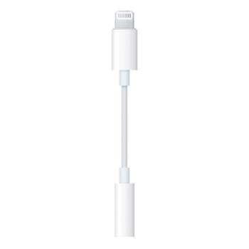 Adapter kábel (3.5mm jack aljzat - lightning 8pin) FEHÉR Apple iPhone 7 4.7, Apple iPhone 7 Plus 5.5, Apple IPAD mini 4, Apple IPAD Pro 12.9 (2015), Apple iPhone 6S 4.7, Apple iPhone 6S Plus 5.5, Ap kép