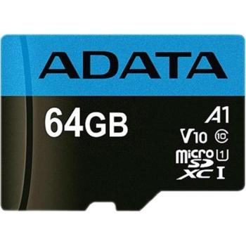 ADATA Memóriakártya MicroSDXC 64GB + Adapter UHS-I CL10 (100/25) kép