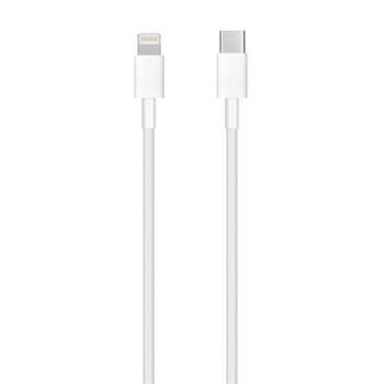 Adatkábel és töltő (Type-C - Lightning 8pin, 100cm, MK0X2ZM/A kompatibilis) FEHÉR Apple iPhone 7 4.7, Apple iPhone 7 Plus 5.5, Apple IPAD mini 4, Apple IPAD Pro 12.9 (2015), Apple iPhone 6S 4.7, kép