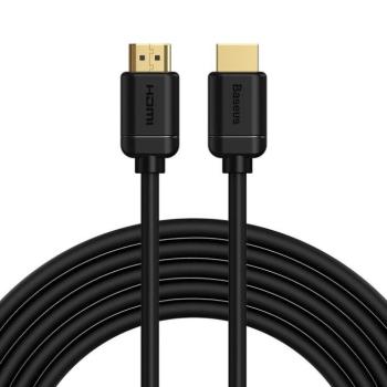 Adatkábel, HDMI - HDMI, v2.0, 500 cm, 4K, 3D, 30 Hz, Baseus High Definition, CAKGQ-D01, fekete kép