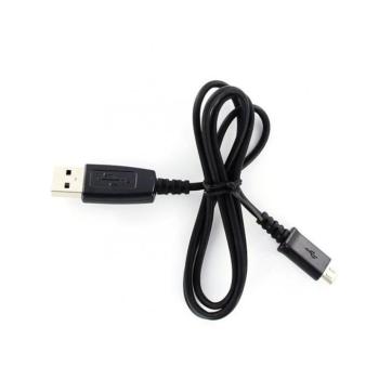 Adatkábel, microUSB, 80 cm, Samsung, fekete, gyári kép