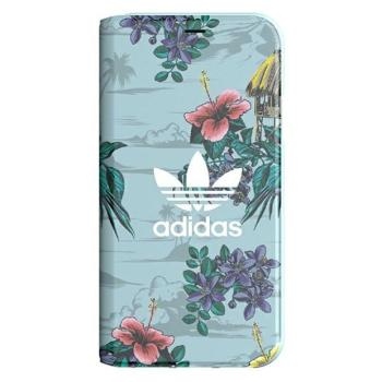 Adidas Booklet Case virágos iPhone X/XS szürke 30927 tok kép