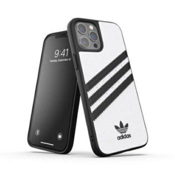 Adidas OR Moulded Case PU iPhone 12 Pro Max fekete/fehér tok kép