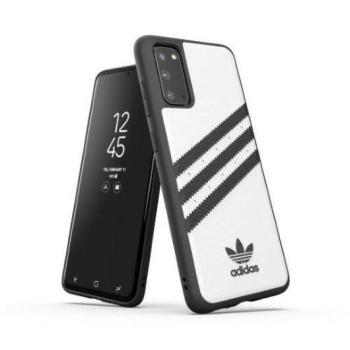 Adidas OR Moulded Case PU Samsung G980 Samsung Galaxy S20 fekete/fehér tok kép