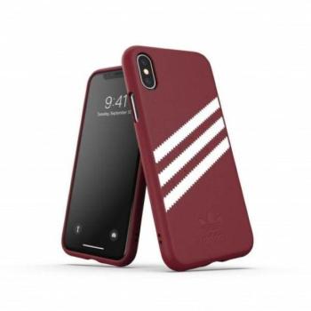 Adidas OR Moulded PU Suede iPhone X/XS bordó tok kép