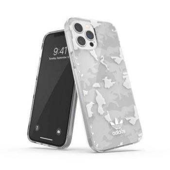 Adidas OR Snap Case Camo iPhone 12 Pro Max átlátszó fehér tok  kép
