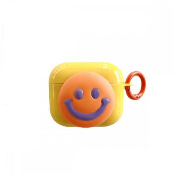 Airpods 3 smile szilikon tok, Narancssárga kép