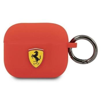 Airpods 3 szilikon tok akasztóval, piros, Ferrari FEA3SILRE kép