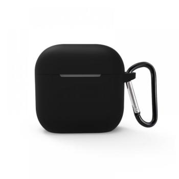 Airpods 4 szilikon tok, Fekete, 2.5 mm kép