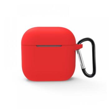 Airpods 4 szilikon tok, Piros, 2.5 mm kép