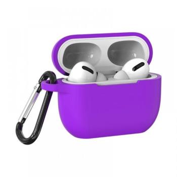 Airpods Pro szilikon tok, Ibolya, 2.5mm kép