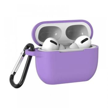 Airpods Pro szilikon tok, Lila, 2.5mm kép