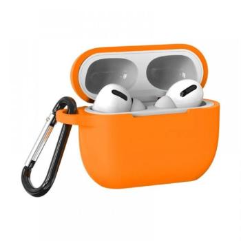 Airpods Pro szilikon tok, Narancssárga, 2.5mm kép