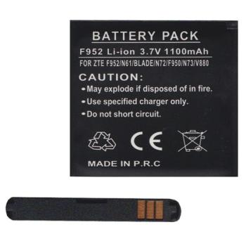 Akku 1100 mAh LI-ION (LI3712T42P3H444865GB kompatibilis) ZTE Blade, ZTE Libra kép