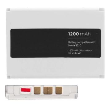 Akku 1200 mAh LI-ION (BLC-2 kompatibilis) Nokia 3310, Nokia 3410, Nokia 5510, Nokia 3510, Nokia 3330, Nokia 3510i, Nokia 6800, Nokia 6650 (2003), Nokia 6810 kép