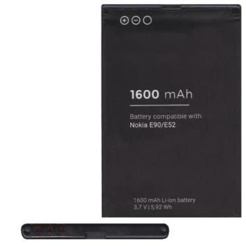 Akku 1600 mAh LI-ION (BP-4L kompatibilis) Nokia E61i, Nokia E90, Nokia E71, Nokia 6650 T-Mobile, Nokia E63, Nokia N97, Nokia E52, Nokia E55, Nokia E72, Nokia 6760 Slide, Nokia E6-00 kép