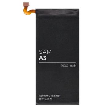 Akku 1900 mAh LI-ION (belső akku, beépítése szakértelmet igényel, EB-BA300ABE kompatibilis) Samsung Galaxy A3 (2015) SM-A300F kép