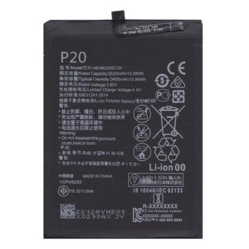 Akku 3400mAh LI-Polymer (HB396285ECW kompatibilis) Honor 10, Huawei P20 kép