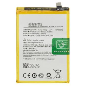 Akku 5000mAh LI-ION (BLP813 kompatibilis) OnePlus Nord N100 kép
