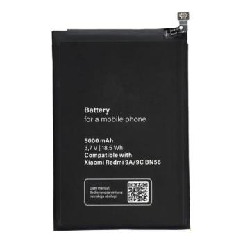 Akku 5000mAh LI-Polymer (BN56 kompatibilis) Xiaomi Redmi 9C, Redmi 9A (Redmi 9 AT) kép