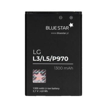 Akkumulátor LG L3 / L5 / P970 Optimus fekete / P690 Optimus Net 1300 mAh Li-Ion Blue Star kép