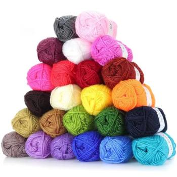 Akril horgolófonal 24 db kép